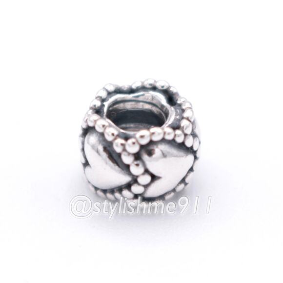 Authentic PANDORA Everlasting Love Charm - Picture 9 of 9